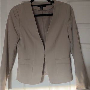 Khaki lined blazer